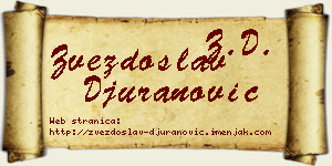 Zvezdoslav Đuranović vizit kartica